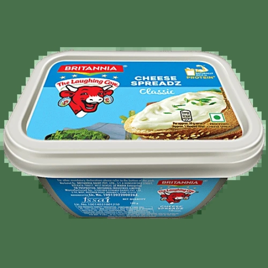 Britannia Processed Cheese Spreadz - Classic, Goodness Of Cows Milk, 180 G Tub