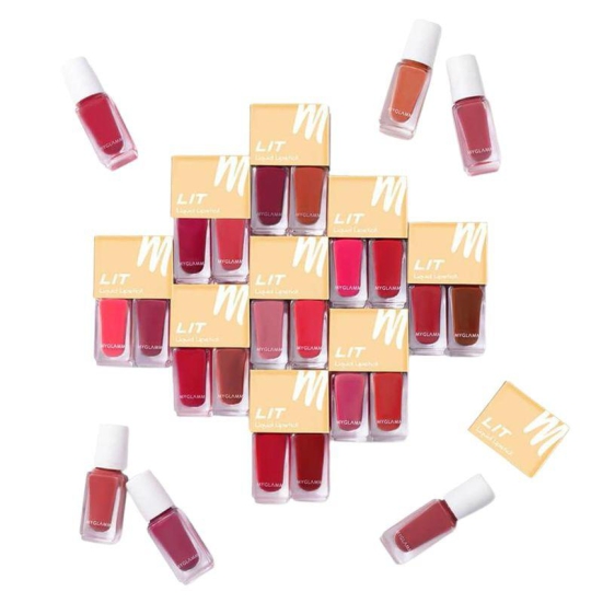 LIT 2 in 1 Liquid Matte Lipstick Pack of 3