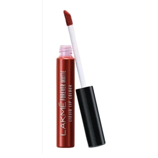 Lakme Forever Matte Liquid Lip Colour-Red Cherry