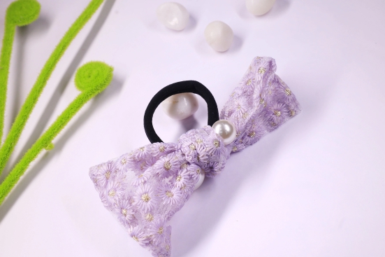 Chic Twist Scrunchies-Light Purple