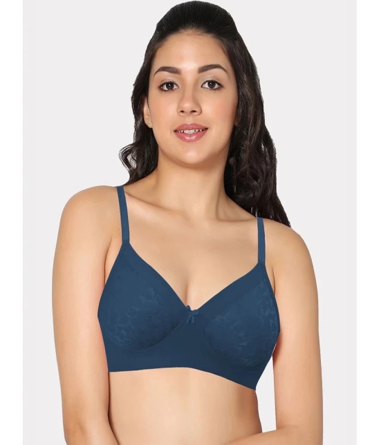 IN CARE LINGERIE Blue Polyester Lightly Padded Womens Push Up Bra ( Pack of 1 ) - None