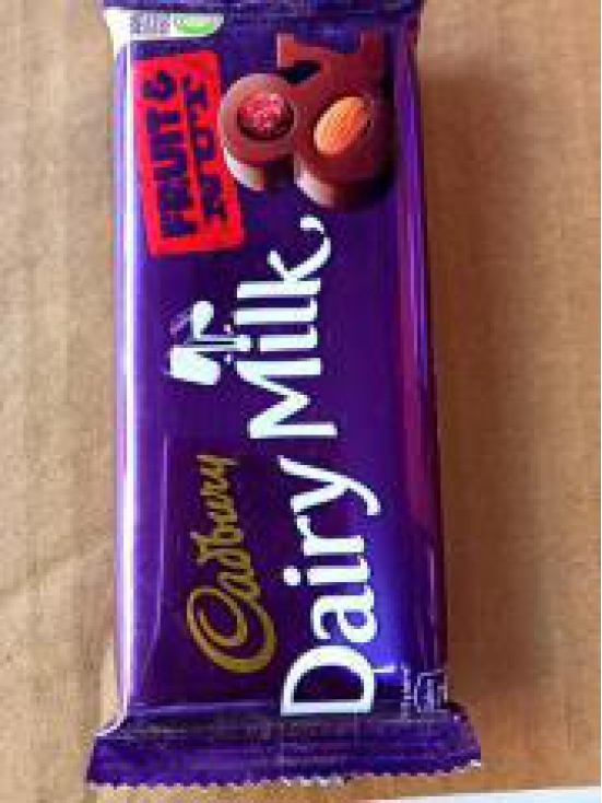 Fruit and nut dairy milk chocolate