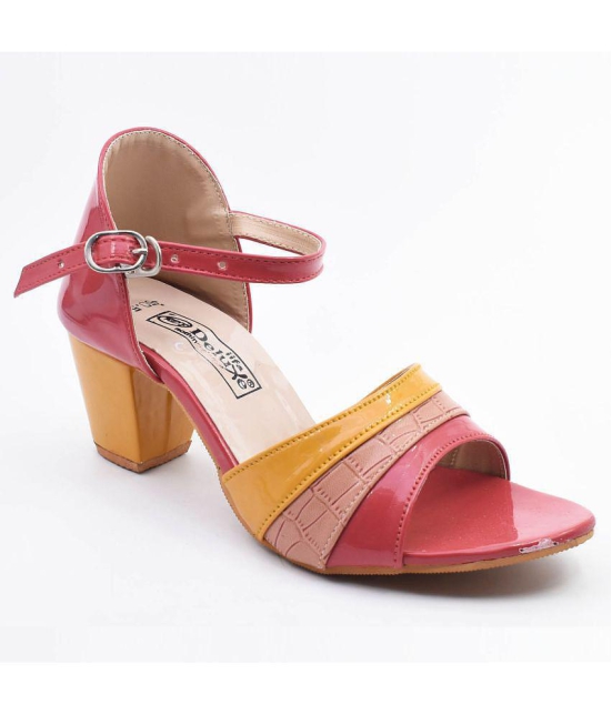 Dream Makers - Red Women''s Sandal Heels - None