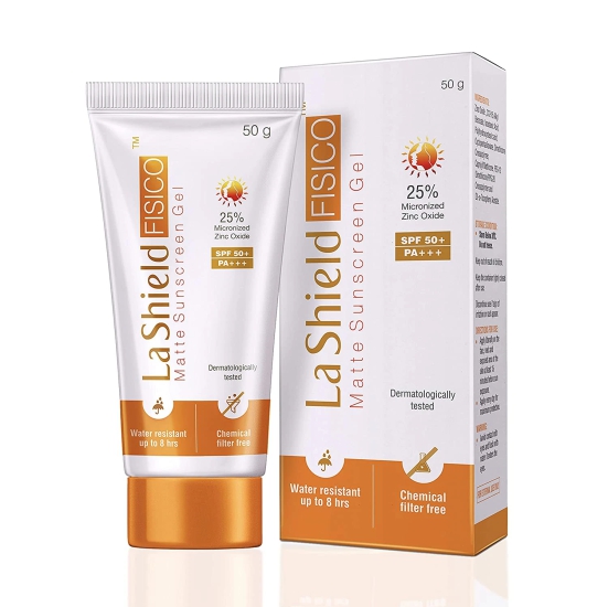 La Shield Fisico Matte SPF 50 Sunscreen Gel, 50gm