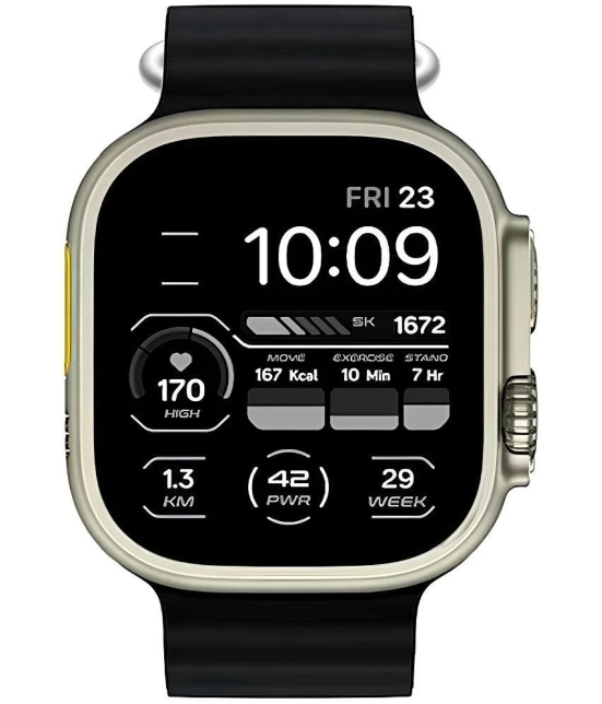 COREGENIX Series Ultra Max with Touch Control Black Smart Watch