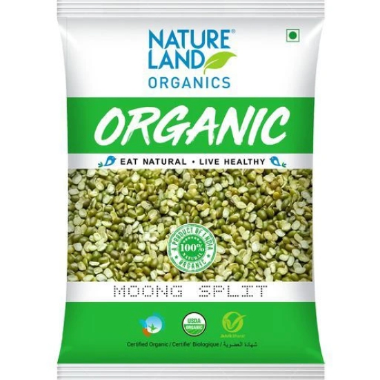 Natureland Organics Moong Split, 1 Kg