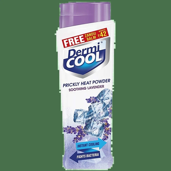 Dermi Cool Prickly Heat Powder Soothing Lavender, 150G Bottle(Savers Retail)