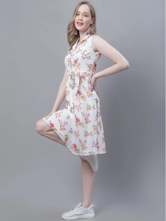 MINI & MING Women Floral Shirt Collar Dress