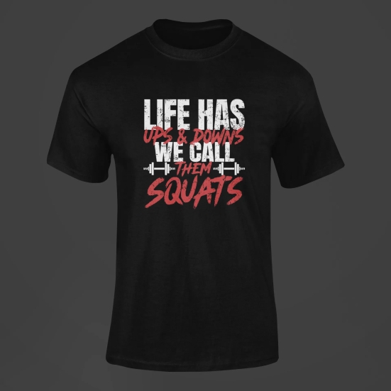 Barbell Life: We Call Them Squats-Black / XXL