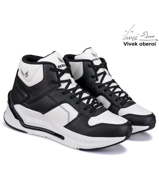 Bersache Casual shoe for men Black Mens High Tops Shoes - None