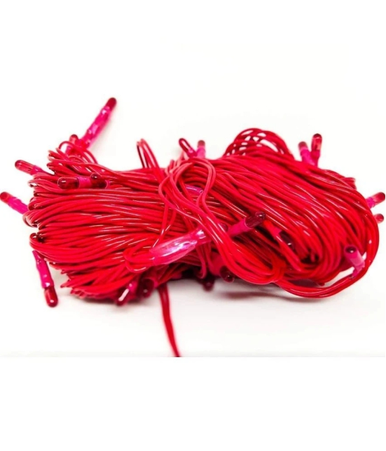 MIRADH Red 15Mtr String Light ( Pack of 1 ) - Red