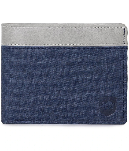 samtroh Blue Fabric Mens Two Fold Wallet ( Pack of 1 ) - Blue