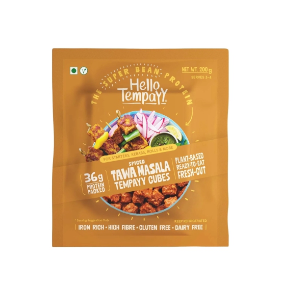 Hello Tempayy Spiced Tawa Masala Cubes, 200 Gm