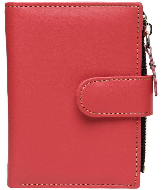 samtroh - PU Red Womens Card Holder ( Pack of 1 ) - Red