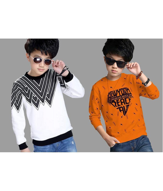 Supersquad - Multi Color Cotton Boys Sweatshirt ( Pack of 2 ) - None