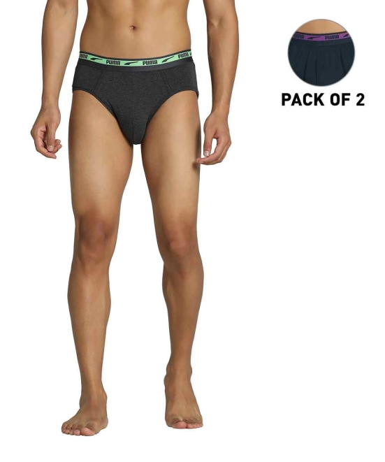 Stretch Plain Mens Briefs Pack of 2 with EVERFRESH Technology