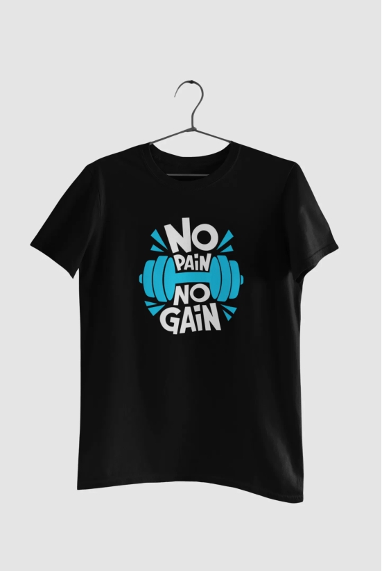 NO PAIN NO GAIN-Steel Grey / XL