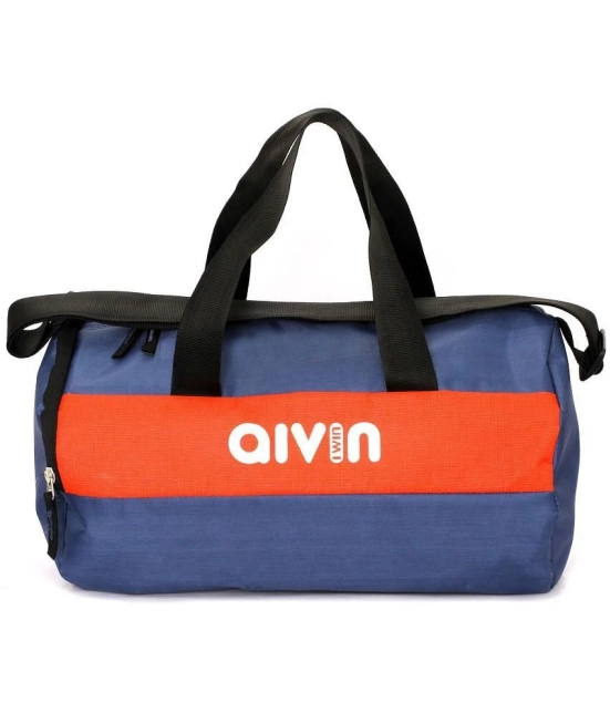 AIVIN Duffle Bag (Navy-Red) - M