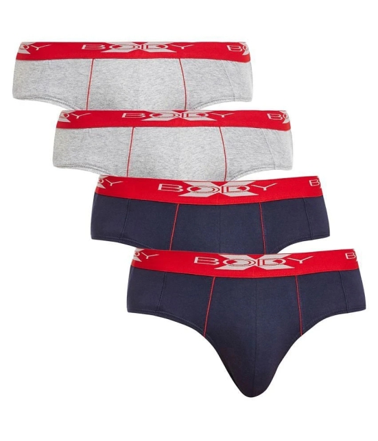 Body X Multi Brief Pack of 4 - L