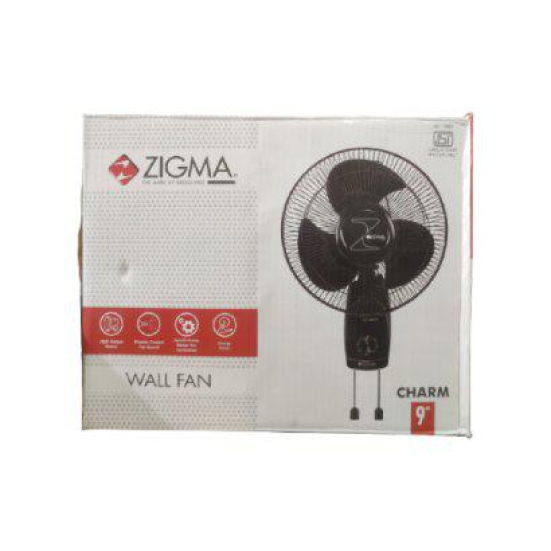 Zigma Wall Fan Black