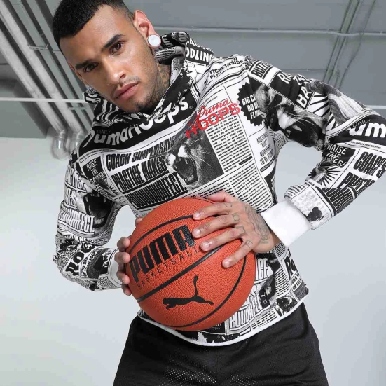 Media Day Mens Relaxed Fit Basketball Hoodie