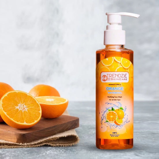 Orange With Vitamin C  Tan Removal Purifying Face Wash