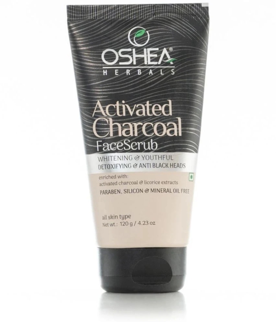 Oshea Herbals Activated Charcoal Face Scrub 120Grams