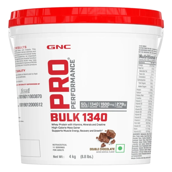 GNC Pro Performance Powder Bulk 1340 4 KG Double Chocolate