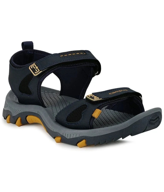 Campus - Navy Mens Floater Sandals - None