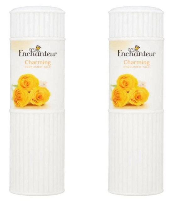 Enchanteur Charming Perfumed Talc 125 gm Pack of 2