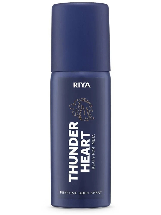 Riya Thunderheart Blue Deodorant Spray for Unisex 40 ml ( Pack of 1 )