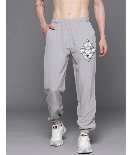 AKTIF Grey Lycra Mens Joggers ( Pack of 1 ) - None