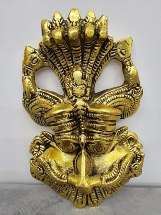 Aarna Creations Vastu Nazar battu | Beautiful Protector Kirtimukha | Fengshui Hanging Keertimukh | Panchanaga Kirtimukha with Seated Ganesha