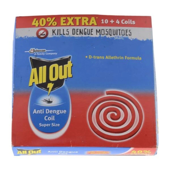 All Out Anti Dengue Coils (10 Plus 4)