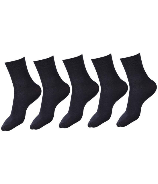 Dollar - Black Cotton Boy''s School Socks ( Pack of 5 ) - 12-15 years