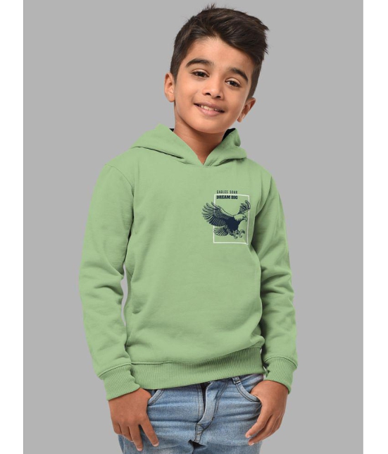 HELLCAT - Green Cotton Blend Boys Sweatshirt ( Pack of 1 ) - None