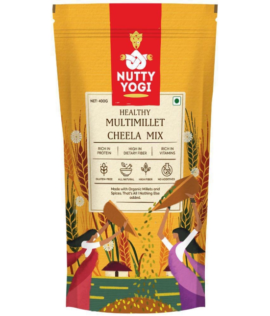 Nutty Yogi Multi Millet Cheela Mix 400 gm