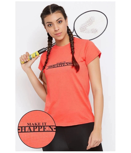 Clovia Orange Cotton Tees - Single - S