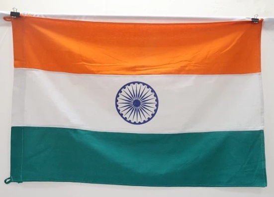 Indian Flag Suti/Cotton 2Ft × 3Ft