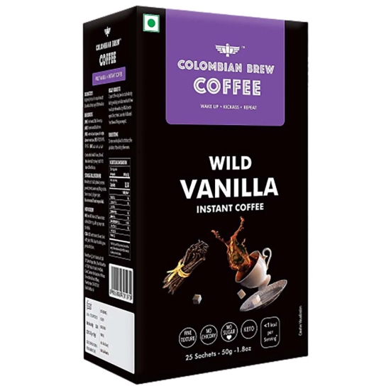 Colombian Brew Vanilla Inst Coffee, 50 Gm