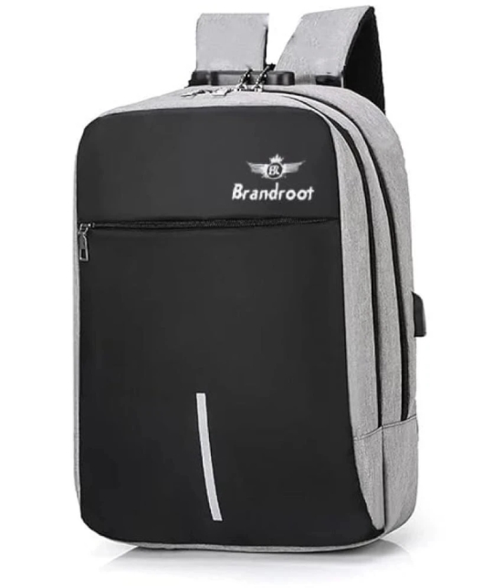 Brandroot 30 Ltrs Light Grey Laptop Bags