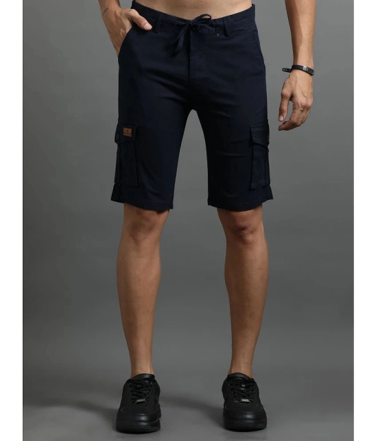 Paul Street Navy Cotton Mens Shorts ( Pack of 1 ) - None