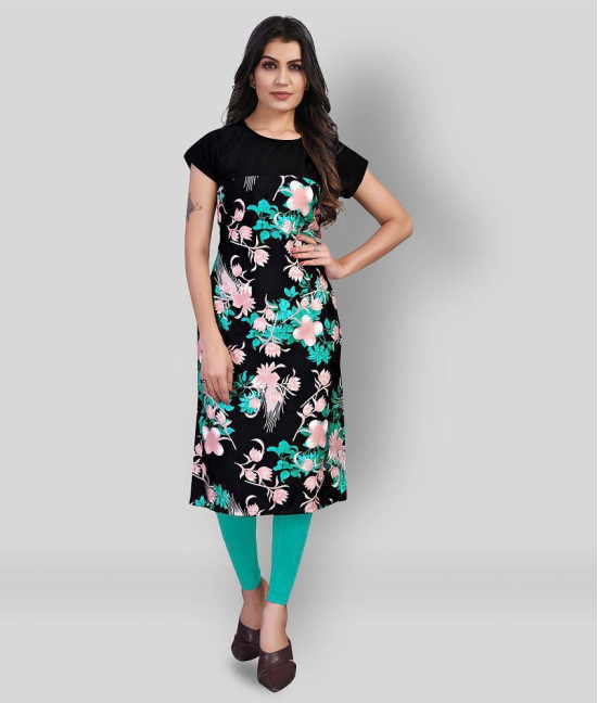 BROTHERS DEAL - Multicolor Crepe Women's Straight Kurti ( Pack of 1 ) - None