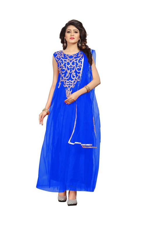 VKARAN Women''s net Dress Material