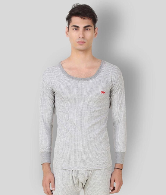 Hap Kings - Grey Cotton Blend Mens Thermal Tops ( Pack of 1 ) - None