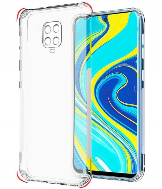 Case Vault Covers - Transparent Silicon Silicon Soft cases Compatible For POCO M2 Pro ( Pack of 1 ) - Transparent