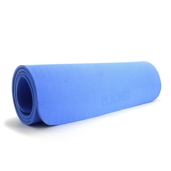 Konex Eva CLS 1222 Yoga Mat(Colour May Vary) (Colour - CYAN, Size - 6 MM) by Total Sporting And Fitness Solutions Pvt Ltd