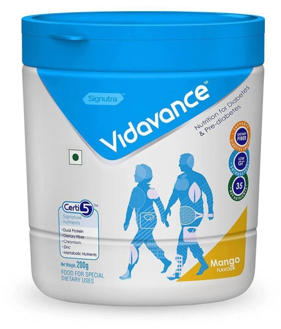 VIDAVANCE Advanced Nutrition for Diabetes & Pre-Diabetes 200g Nutrition Drink for Adult 200 gm