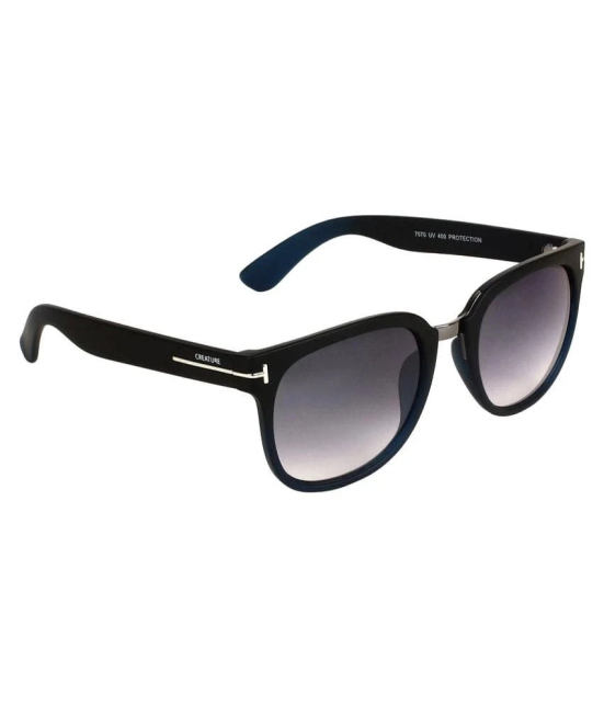 Creature - Black Square Sunglasses ( Pack of 1 ) - Medium