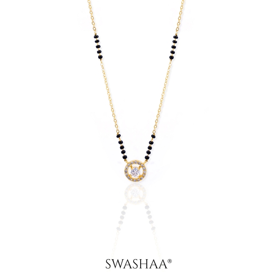 Lavina 14K Gold Plated Mangalsutra-Gold